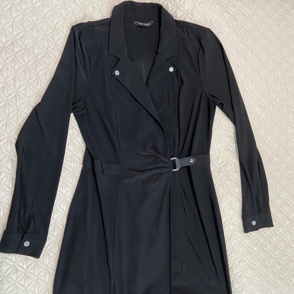 Beautiful professional matte jersey wrap dress